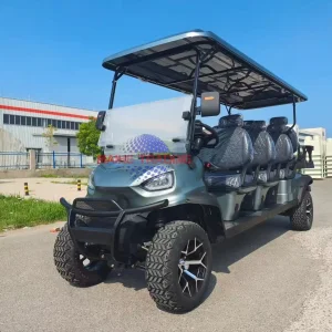 Golf Cart 8 Seater Electric Foldable Seats High Load Capacity 50-70km/h 70-90km for Community Sightseeing