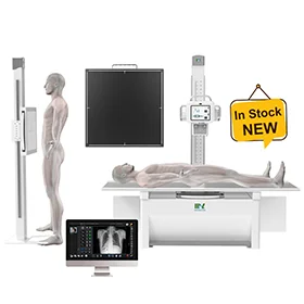 High Resolution Imaging Three-Phase 380V Double Column 50kw Medical Dr X Ray Machine