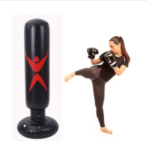 Ertical Boxing Column Tumbler Sandbags Practice Taekwondo Equipment