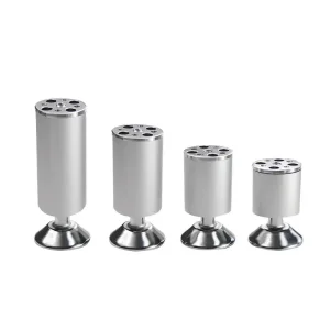 Round Luxury Aluminum Furniture Legs
