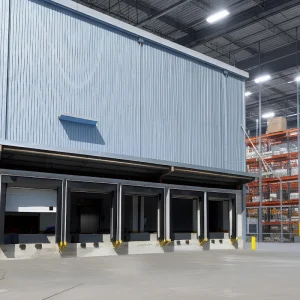 Inflatable Adjustable Dock Seal for Warehouse Loading Platform