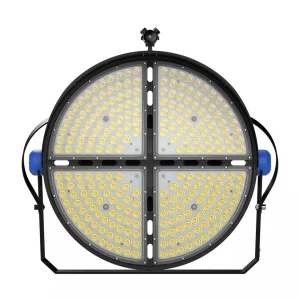 Strong Round High Mast LED Outdoor Sports Field Lighting Baseball Court Flood Light 600W 1000W with Laser Probe