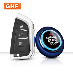 Universal Pke Push Button Engine Start Stop System for Keyless Entry Remote Start Car