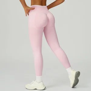 Wholesale Custom Logo Fitness Leggings Seamless Yoga Leggings Women Running Cycling Pants Sports Leggings Workout Gym Clothing