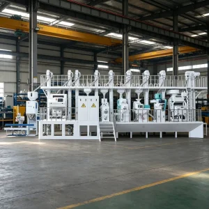 30tpd Máquina de molino de arroz compacta moderna de alta calidad para uso comercial, máquina de molienda de arroz paddy