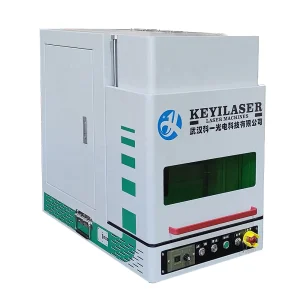 3D Desktop Enclosed Fiber Laser Marking Engraving Machine