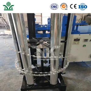 Zhongtai Blade Fencing Wire China Manufacturers 980mm Coil Diameter Modern Security Fencing Razor Barbed Wire Used for Security Palisade Fence