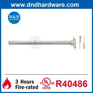 Stainless Steel ANSI UL Panic Exit Device Double Door Panic Bar Supplier
