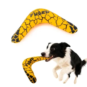 High Quality Durable TPR Dog Boomerang Chew Toy Water-Resistant Floating Classic/Modern Design for Medium/Large Dogs