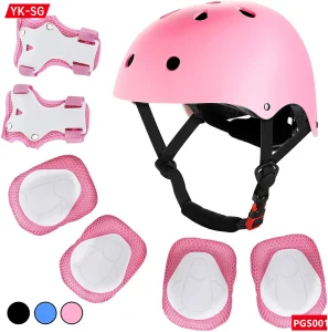 Elbow Knee Pads Helmet Roller Safety Protector Skate Protective Gear