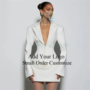 Elegant A-Line Dress with Suit Collar