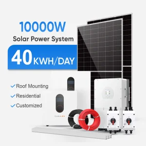 Photovoltaic Hybrid Solar Energy System 3Kw 5Kw 10Kw 15Kw 20Kw 30Kw Complete off Grid Solar Power System Kit for Home