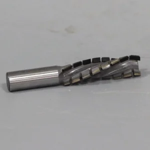 Cortador de Fresagem CNC de Madeira PCD de Diamante com Duas Lâminas, Haste Espiral, Limpeza de Fundo, Ferramentas de Torneamento de Madeira, Fresadora CVD