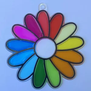 Custom Mold Production Available for Princess Window Art Suncatcher Kit Plastic Drawing Toys for Kids Arts and Crafts