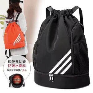 Wholesale Eco Friendly Nylon Carry Backpack Sport Gift Bag Drawstring Bag Promotional