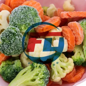 Whole Organic Certified Frozen Mixed Vegetables for Sports Nutrition Food