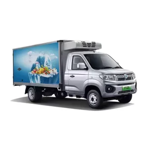 New Energy 246km Range 56.67kWh Pure Electric Ruichi ED71 Refrigerated Transportation Light Van Truck for Commercial
