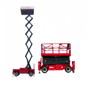 Self Propelled Rough Terrain Hydraulic Scissor Lift Work Platform