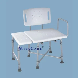 Extended Bariatric Heavy Duty Shower Chair with Back Rest and Handles