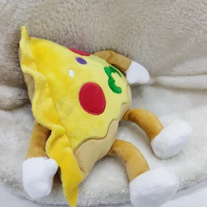 Ventas Calientes Bonito Juguete de Peluche de Comida para Mascotas Pizza Masticar Oler Esconder Juguetes Educativos para Perros
