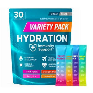 OLLI Custom Support Hydration Immunity Boost Energy Recovery Hydration Accelerator Electrolyte Drink Mix Powder For Woman