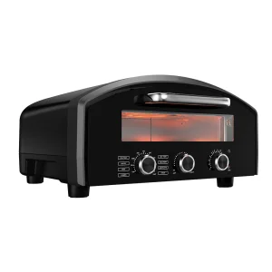 13 inch pizza oven electric indoor tabletop rotating timer commercial