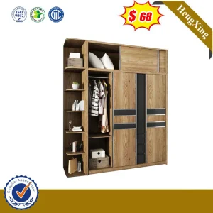 Hot Sale Elegant Wooden Customize Contrast Color Bedroom Living Room Furniture Wardrobe