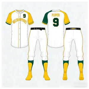 Customized Sublimated Breathable Plus Size Women's Baseball &amp; Softball Wear 100% Polyester Yellow Sets Wholesale