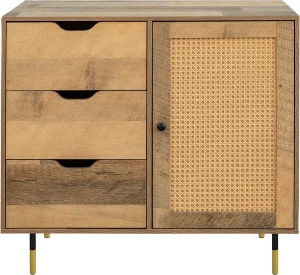 Rattan Sideboard Buffet Storage Cabinet