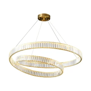 Konig Lighting China Crystal Chandelier Manufacturing Luxury American Simple Lighting Chandelier Restaurant LED Indoor Pendant