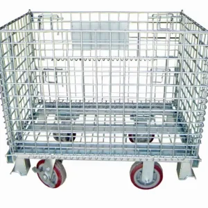 Mracking Durable Wire Container Could Be Folding Maximize Space Utilization