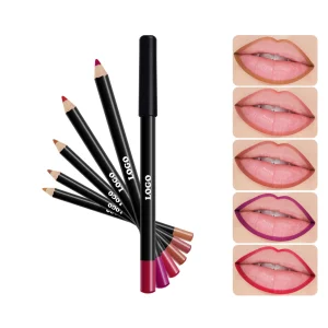 Matte Vegan Waterproof Makeup High Quality Private Logo Custom Pink Brown Lip Liner