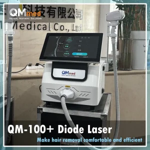 Qm-100+ 2026 Portable Diode Laser Hair Removal Machine 808nm Triple Quadruple Wavelength Optional 1000W1200W1600W Laser Power Supply Device