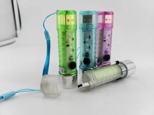 USB Rechargeable 100 Lumen LED Flashlight with Magnetic Base