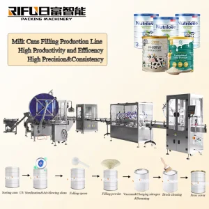Whey Protein Powder Filling Canning Line Collagen Dietary Supplement Glucose Probiotic Powder