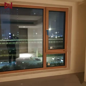 Customized UPVC Casement Window Double Glazed Vinyl Window with Steel Reinforcement A-rated Energy Efficiency