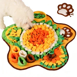 Hot-Selling Pet Snuffle Mat Toy For Cats &amp; Dogs-Washable Hidden Food Puzzle Slow Food Interactive Training Toy