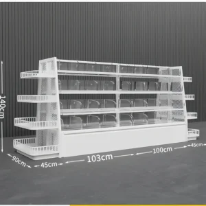 Directly Supplied by Chinese Manufacturers Transparent Acrylic Single-Sided Light Duty Promotional Shelf Metal Material