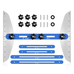 Precision DIY Hand Tools Woodworking Stair Tread Jig Shelf Gauge Layout Tool Contour Gauge Stair Tread Jig Gauge Measuring Tool