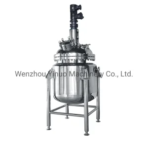 Brand New Stainless Steel Steam Single Jacket Limpet Coil Heating Active Pharmaceutical Ingredients Production Reactor Tank