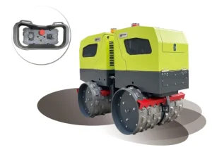 Release Hand 1800kg Road Roller Two Wheels Vibrating Trench Roller