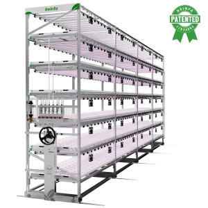 Farmhydro Next-Gen Vertical Dwc Hydroponic Rack Adjustable Indoor Solution for Premium Lettuce Cultivation