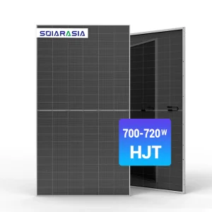 High Safety Manufacture 700W Bifacial Shingled Solar Power Panel Mono Hjt Technology Double Glass Solar Panel for Home Price