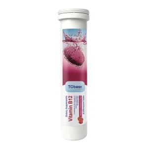 Suplemento Tcbesk Reduce el Cansancio y la Fatiga Vitamina B12 Tabletas Efervescentes