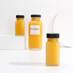 French Square Juice Bottle