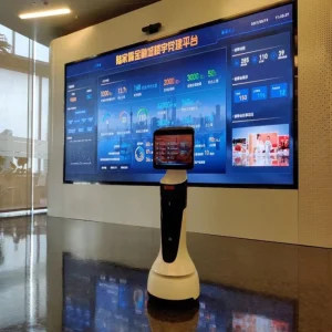 Waterproof Food Delivery Robot Outdoor Use for Campus and Hospitals