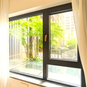2026 Ventana deslizante de aluminio extruido con ruptura térmica delgada para villa
