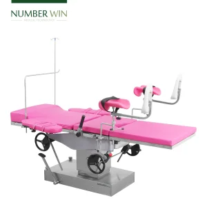 Nwf2105 Number Win Hydraulic Multifunction Medical Obstetric Bed Manual Gynecology Delivery Table