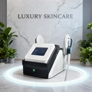 2026 New Arrival Home Use Desktop Ems Body Sculpting Muscle Stimulator Device with 2 Handles US Plug Muscle Stimulation