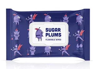 Toalhetes de Limpeza Flushable para Cuidados Pessoais com Aloe